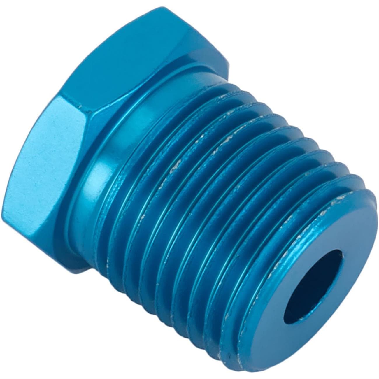 Aluminum Pipe Bushing Reducer Fitting, 1/2 NPT to 1/8 NPT