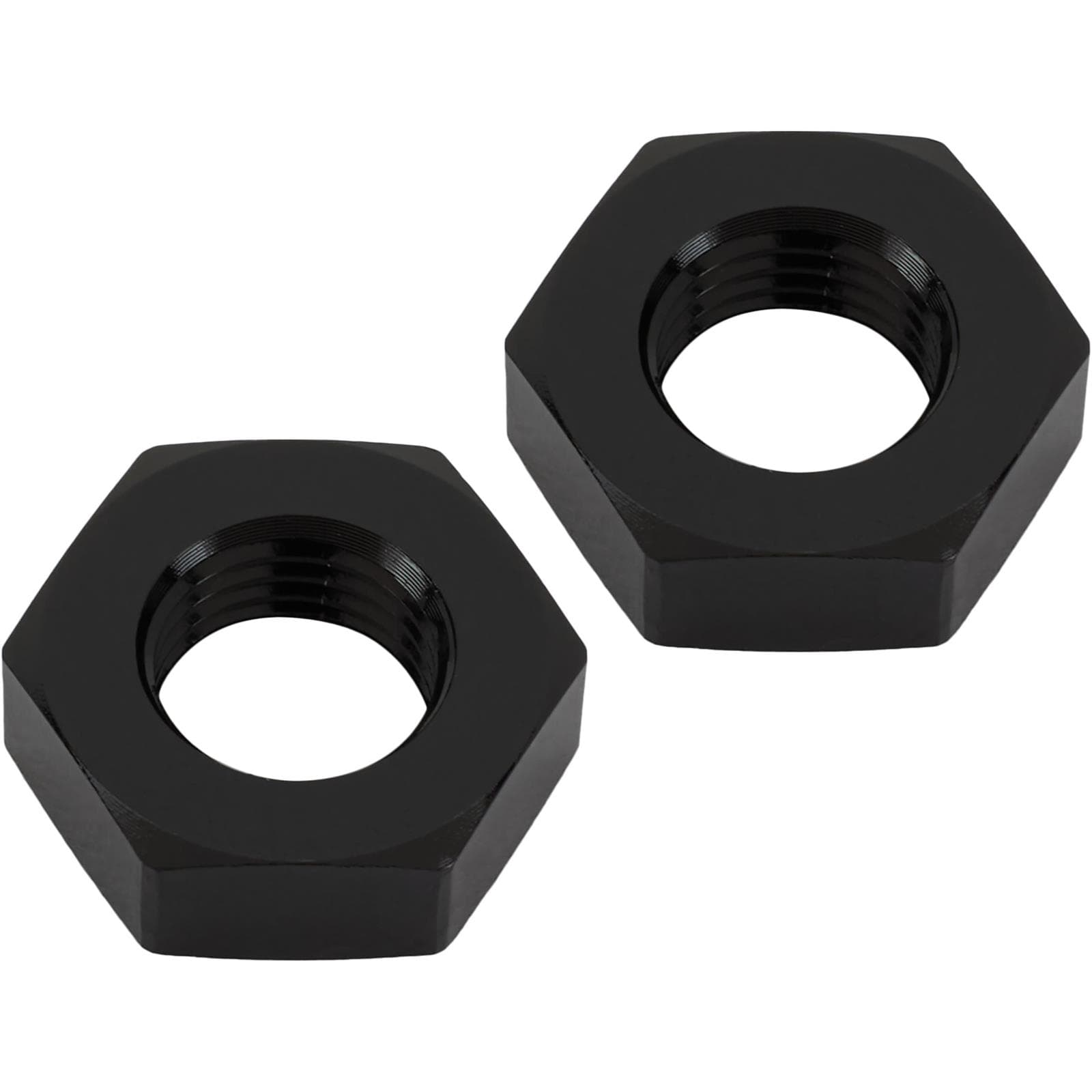 Aluminum Bulkhead Jam Nut, Black, -3 AN