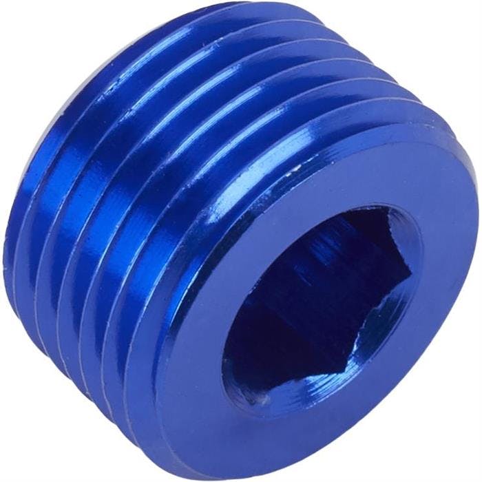 Aluminum Allen Pipe Plugs, 3/8 Inch NPT