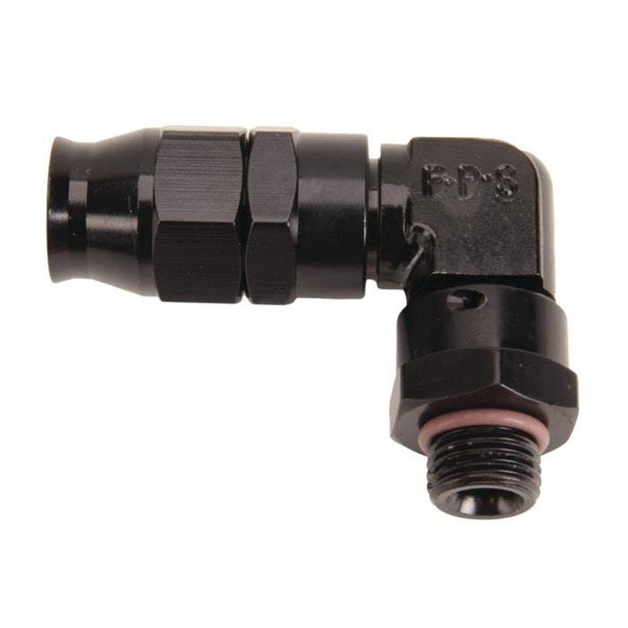 Fragola 6897071-BL Real Street 90 Deg. PTFE Hose End Fitting, -8 AN