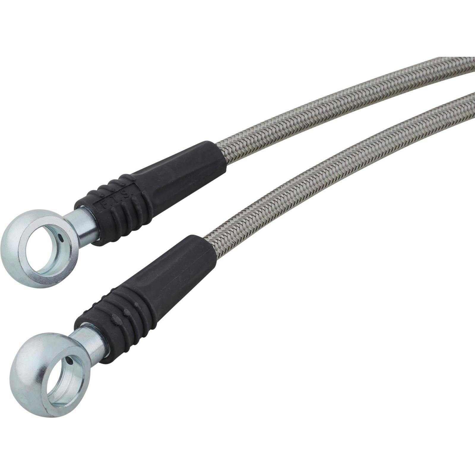 DOT Braided Stainless Brake Hoses, Mustang II, 7/16-24