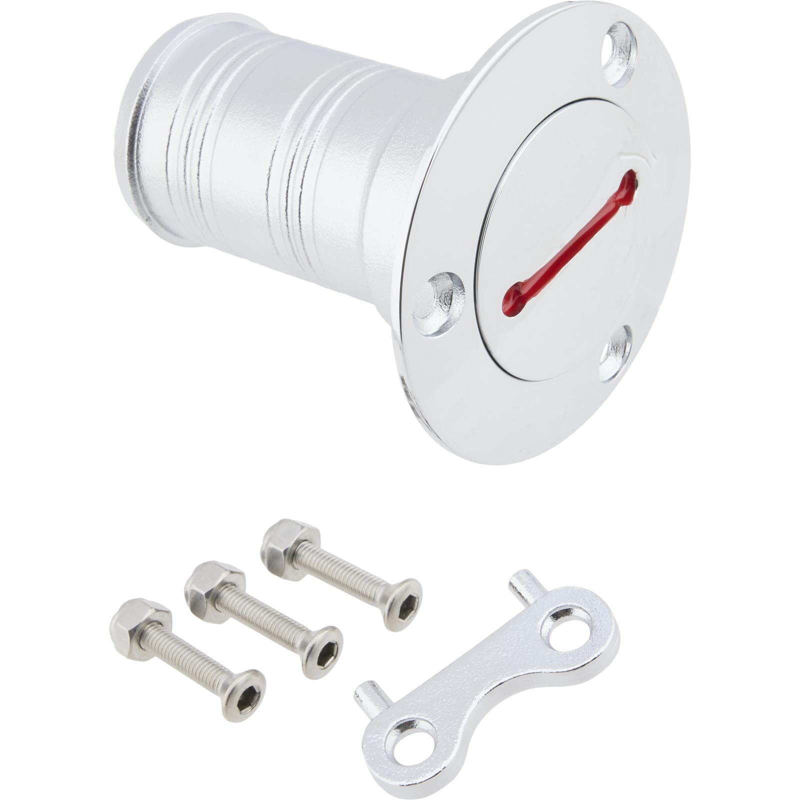 Chrome Plated Stainless Steel Flush Mount Fuel Fill