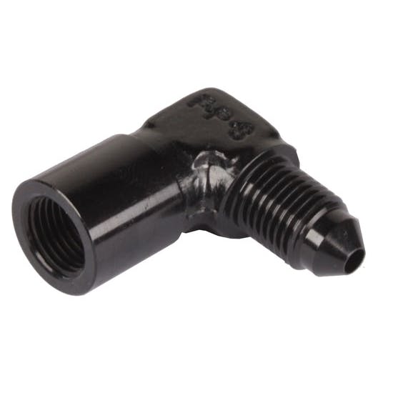 Fragola 495022-BL 90 Pressure Gauge Fitting 1/8" Female -3AN Male