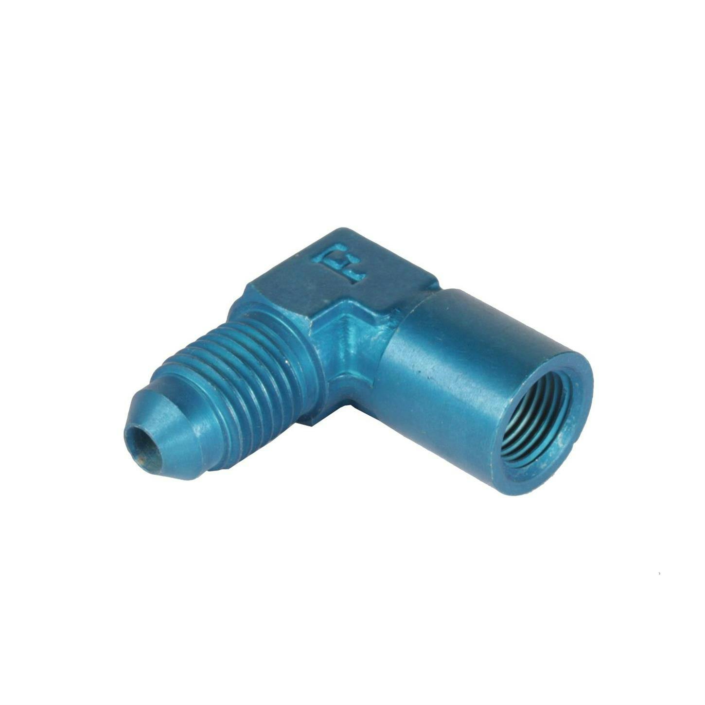 Fragola 495023 Pressure Gauge Fitting, 1/8 Female to -4 AN Male 90