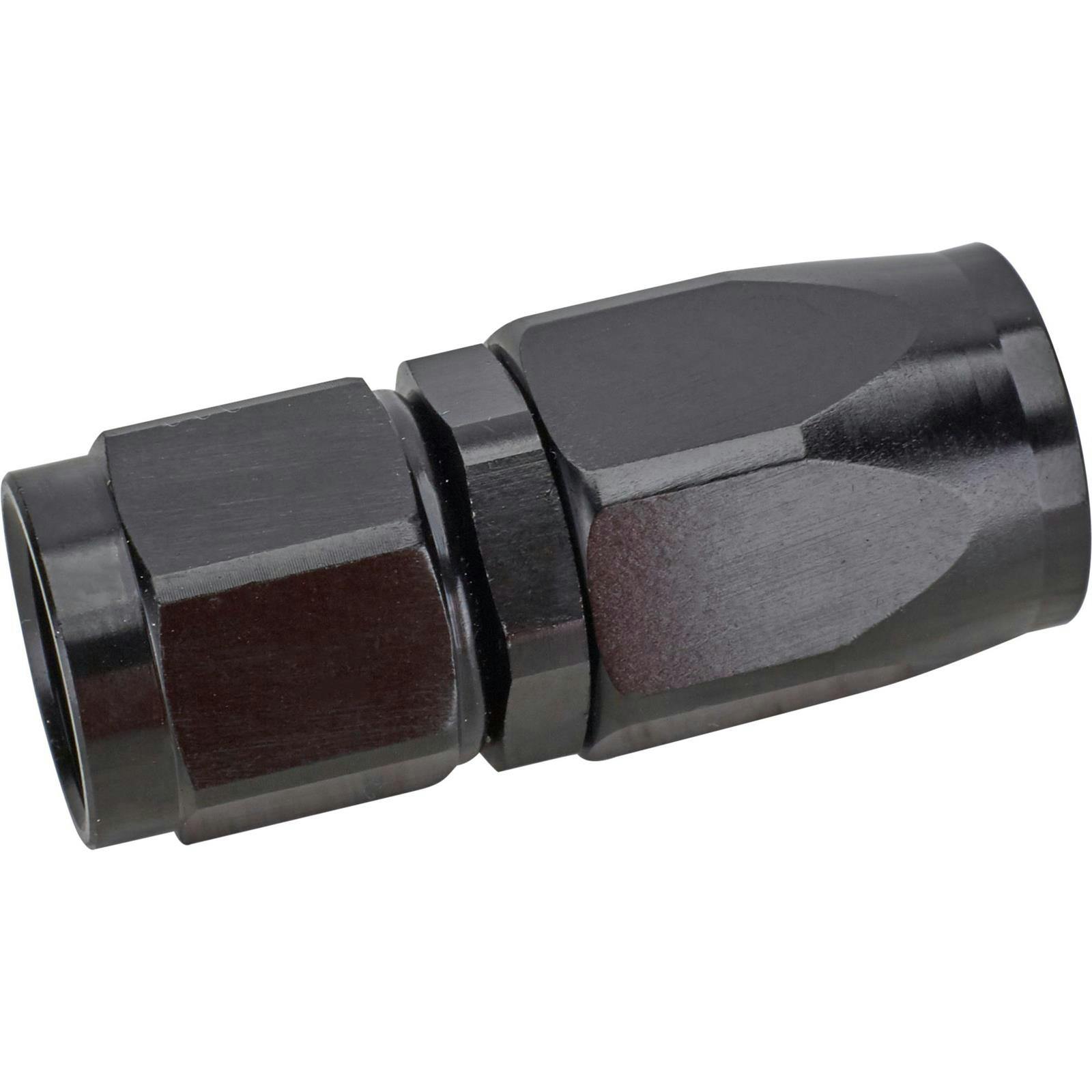 Speedway Full Flow Swivel Hose End Fitting, Straight, Anodized, -6 AN