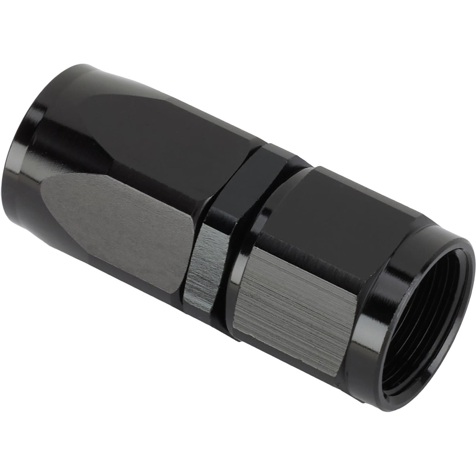 Speedway Full Flow Swivel Hose End Fitting, Straight, Anodized, -8 AN