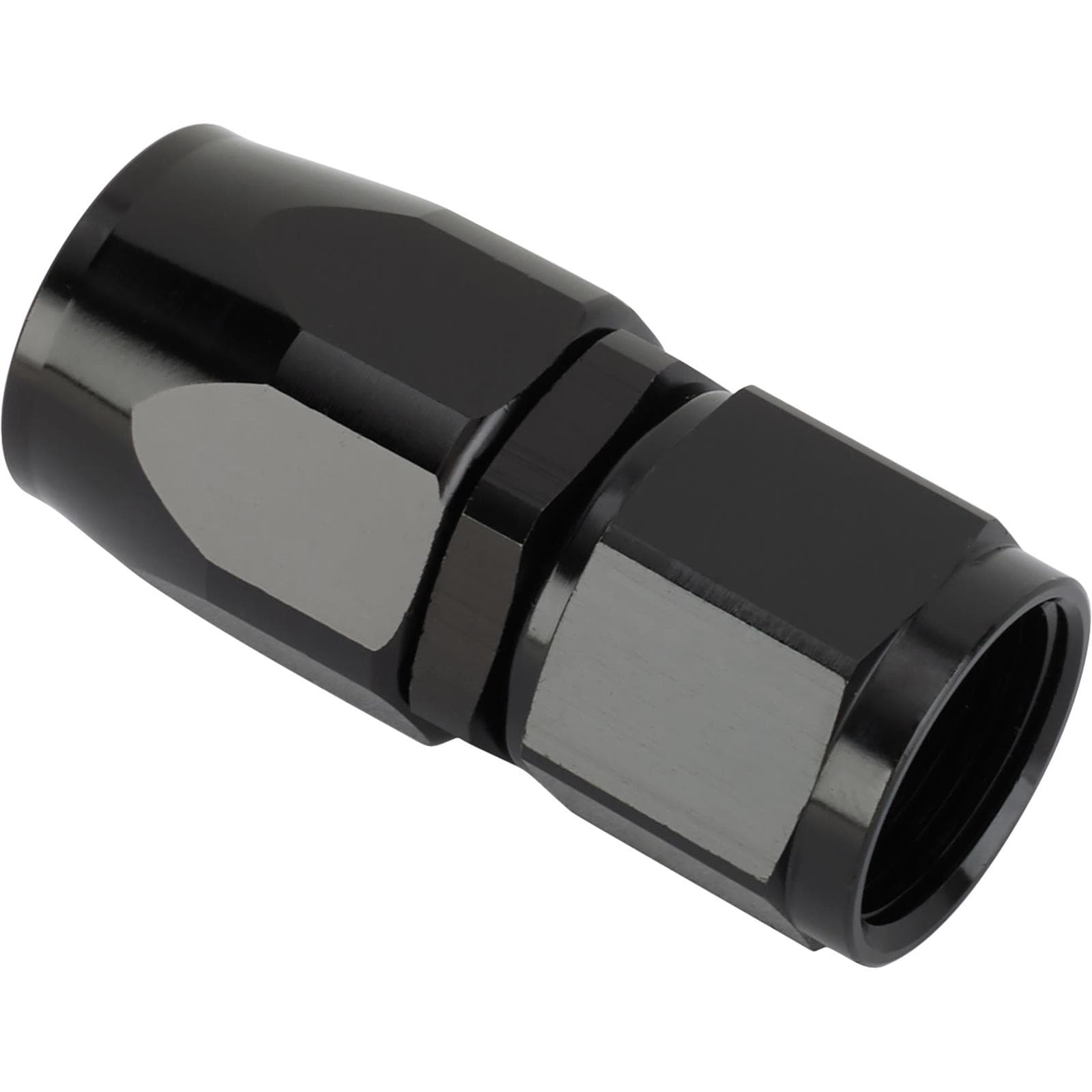 Speedway Full Flow Swivel Hose End Fitting, Straight, Anodized, -10 AN