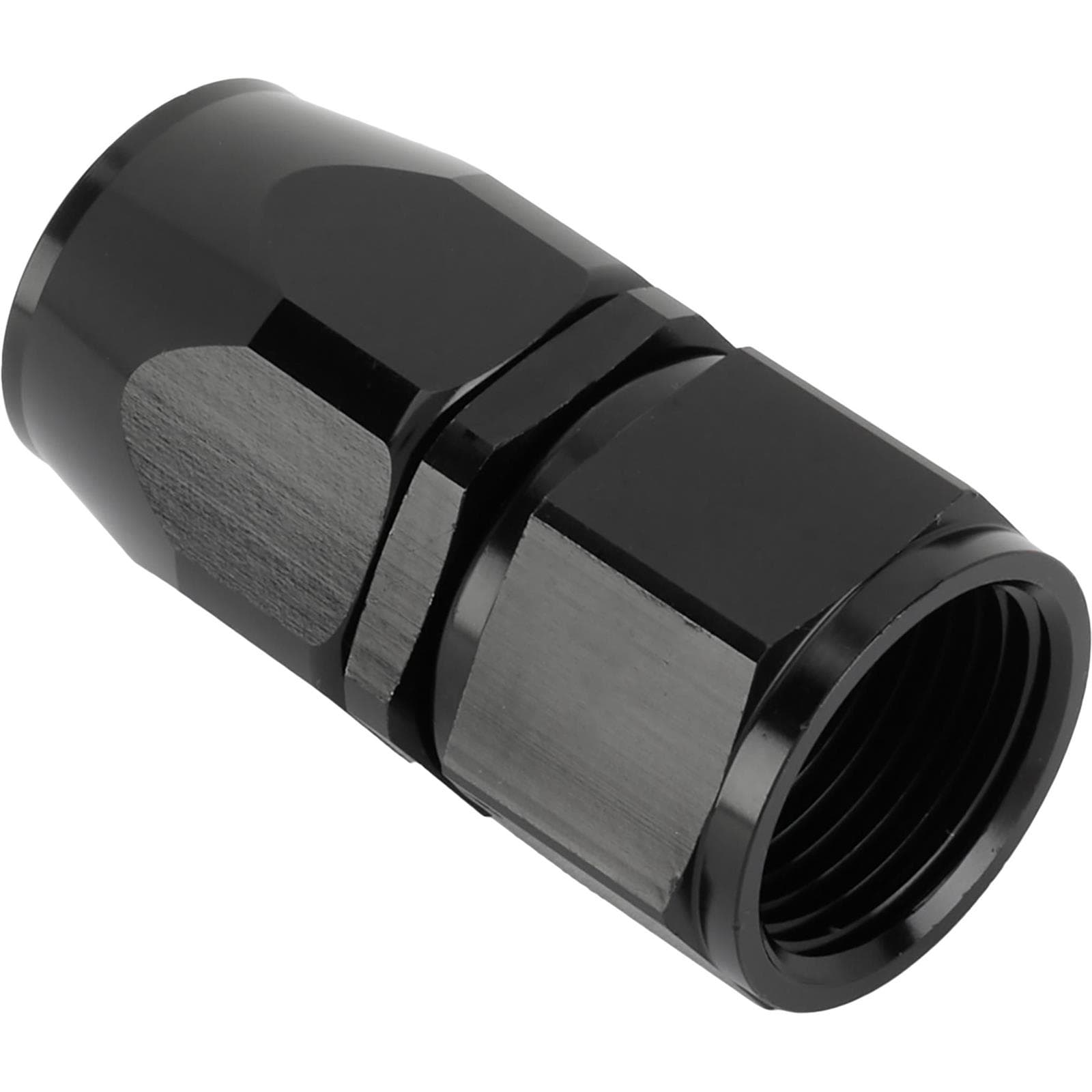 Speedway Full Flow Swivel Hose End Fitting, Straight, Anodized, -12 AN