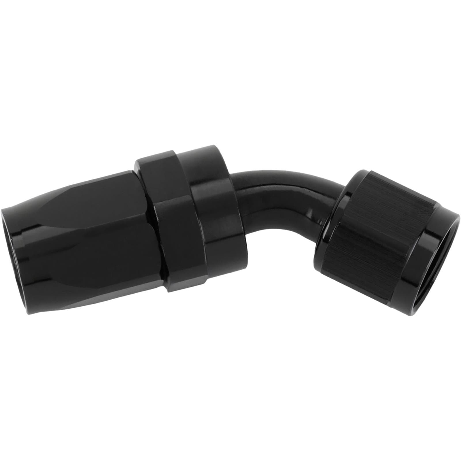 Speedway Full Flow Swivel Hose End Fitting, 45 Degree, Anodized, -8 AN