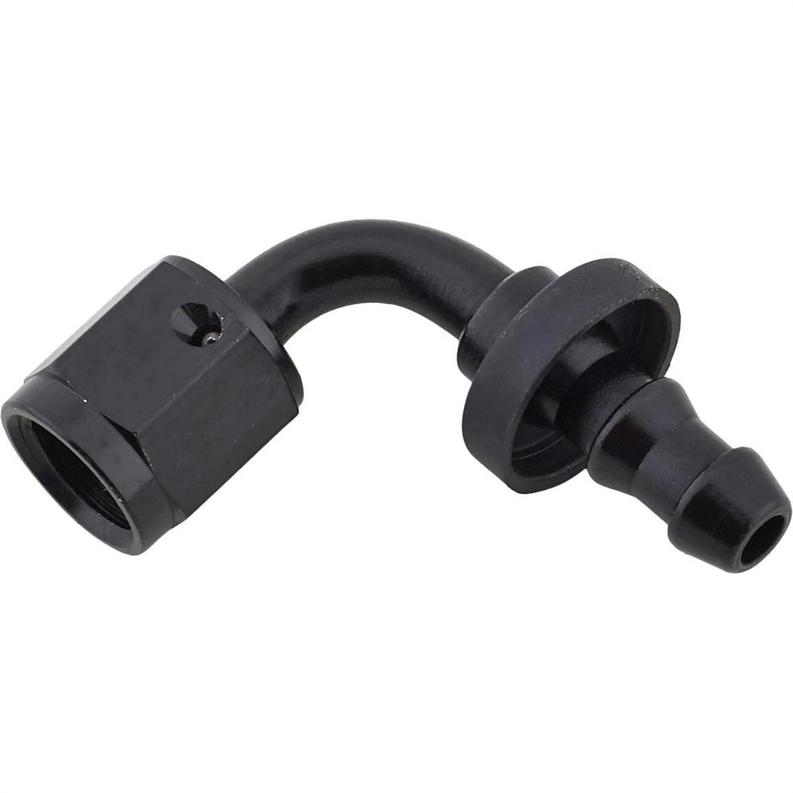 Fragola 209004-BL Series 8000 Push-Lite Hose End, 90 Deg, -4 AN