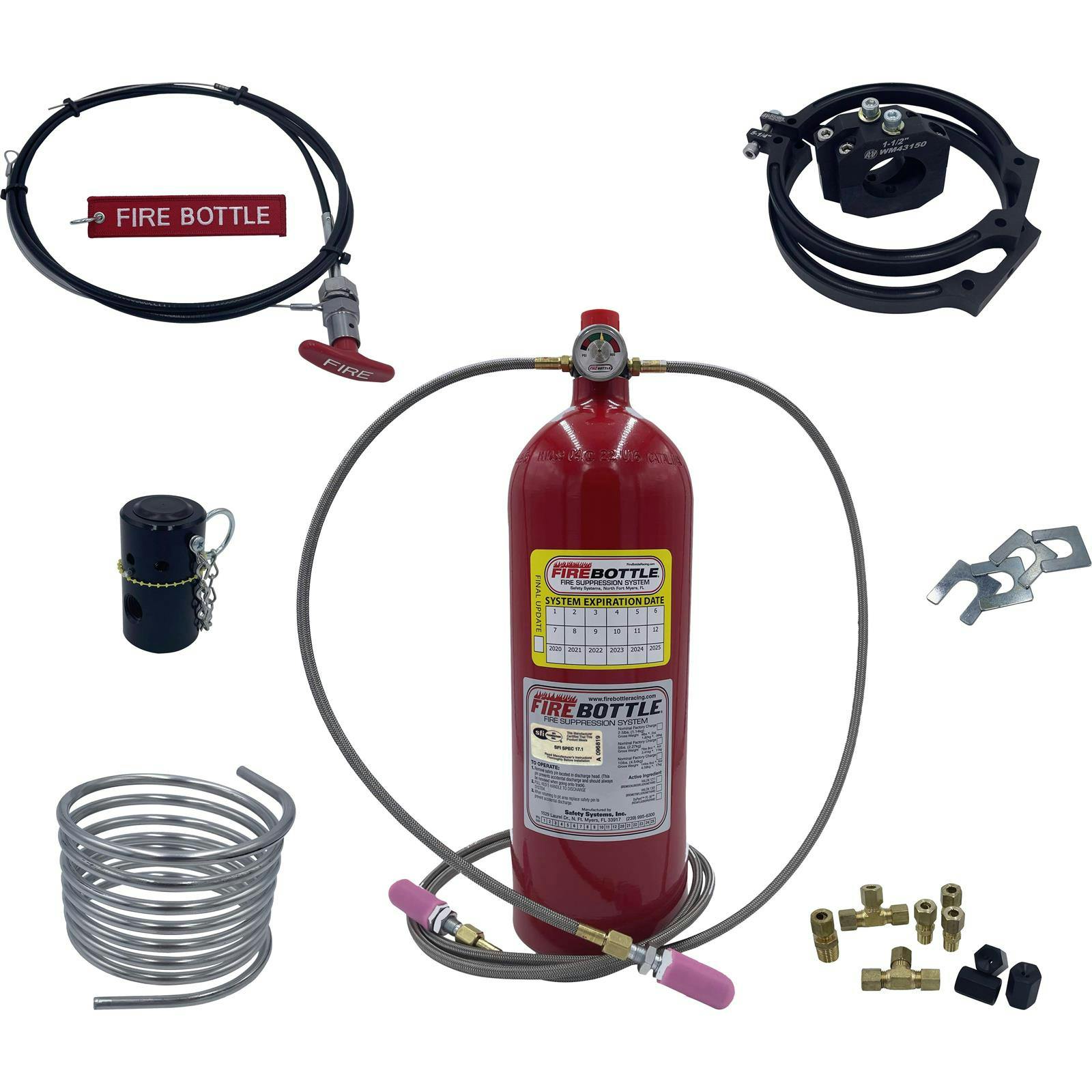 FireBottle AMRC1002 Automatic Fire System, 10 lbs