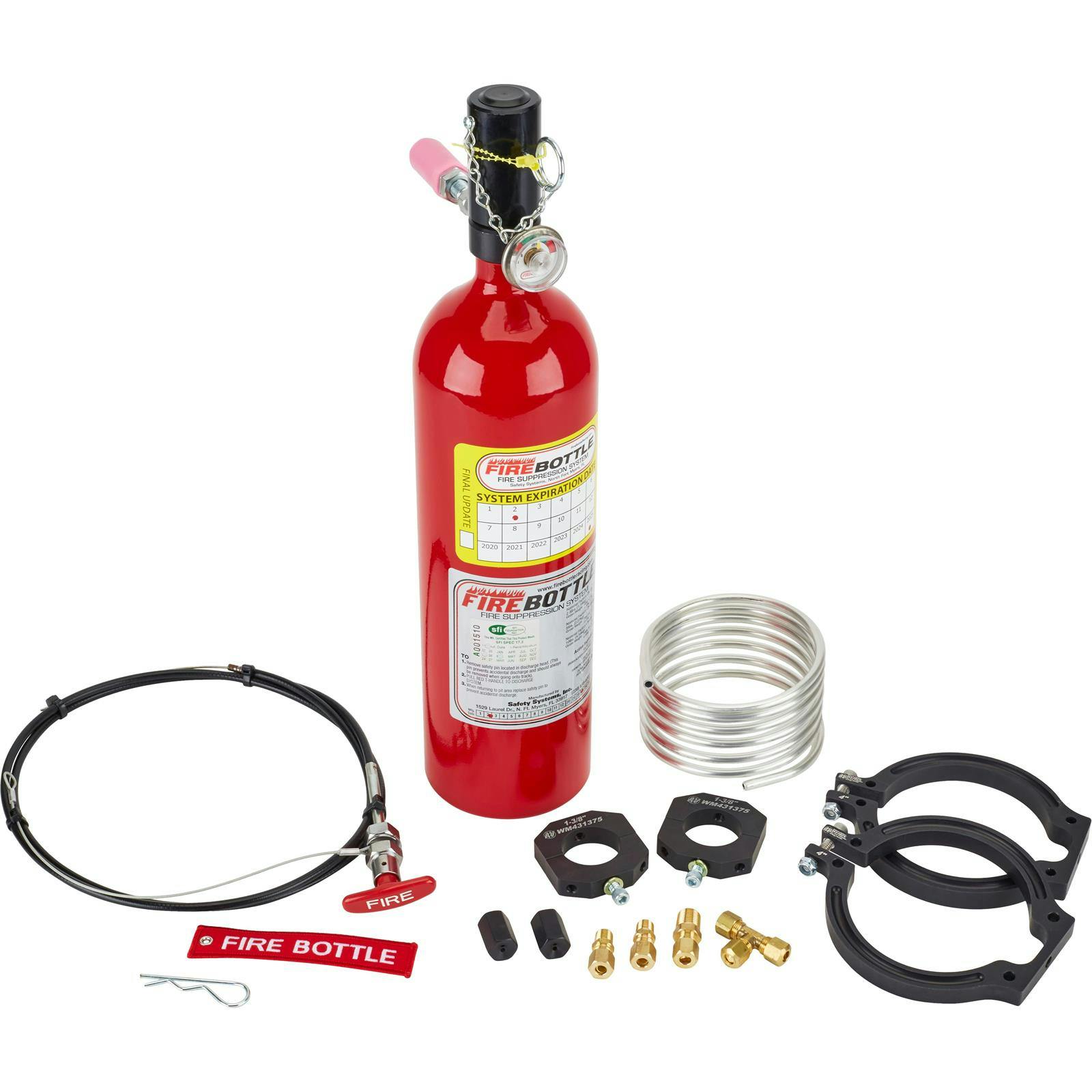 FireBottle AMSC500 Automatic Remote Fire System, 5 LB, SFI 17.3