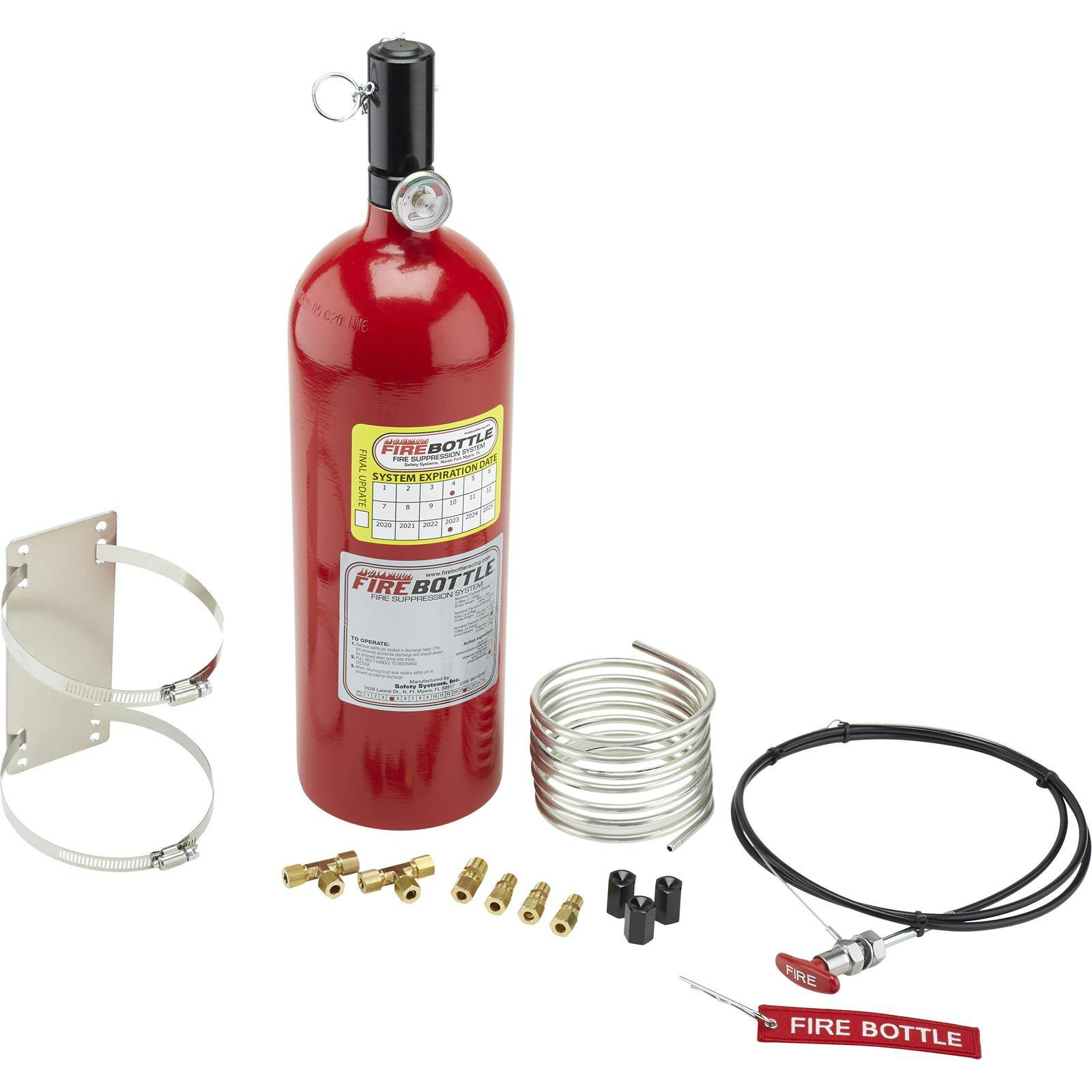 Fire Bottle BRC-1000-1 Fire Suppression System, 10 Lbs.