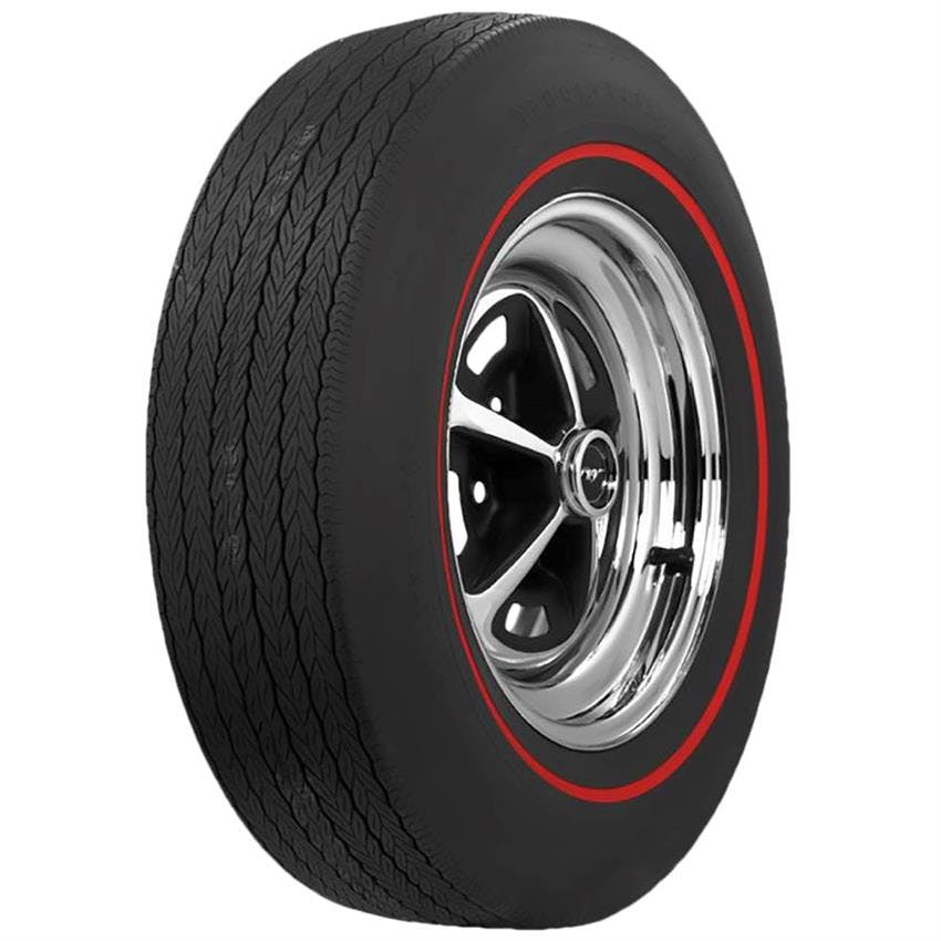 Firestone 62470 Wide Oval Tire, Redline, F70-15