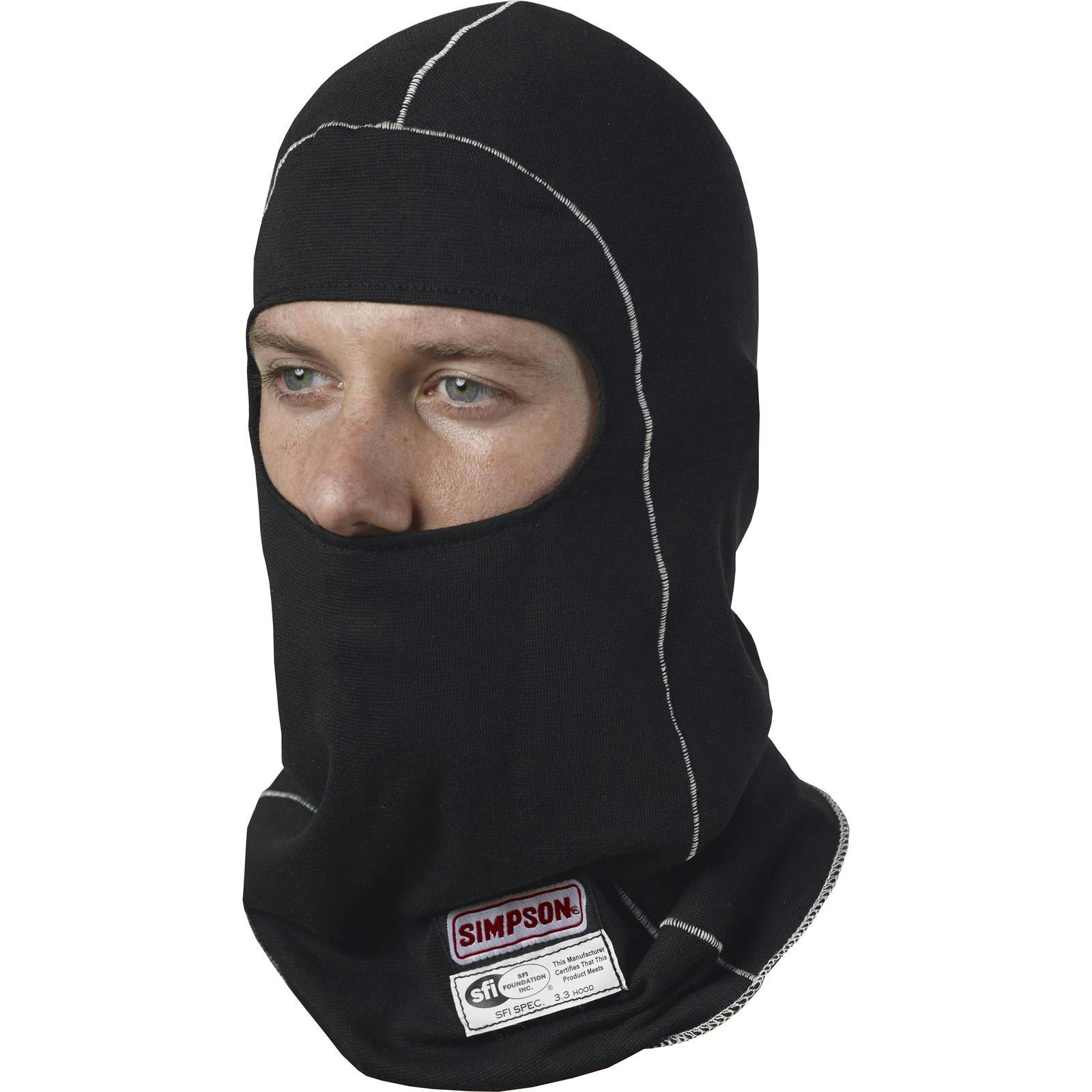 Simpson Nomex Balaclava Helmet Head Socks, Single Eyeport