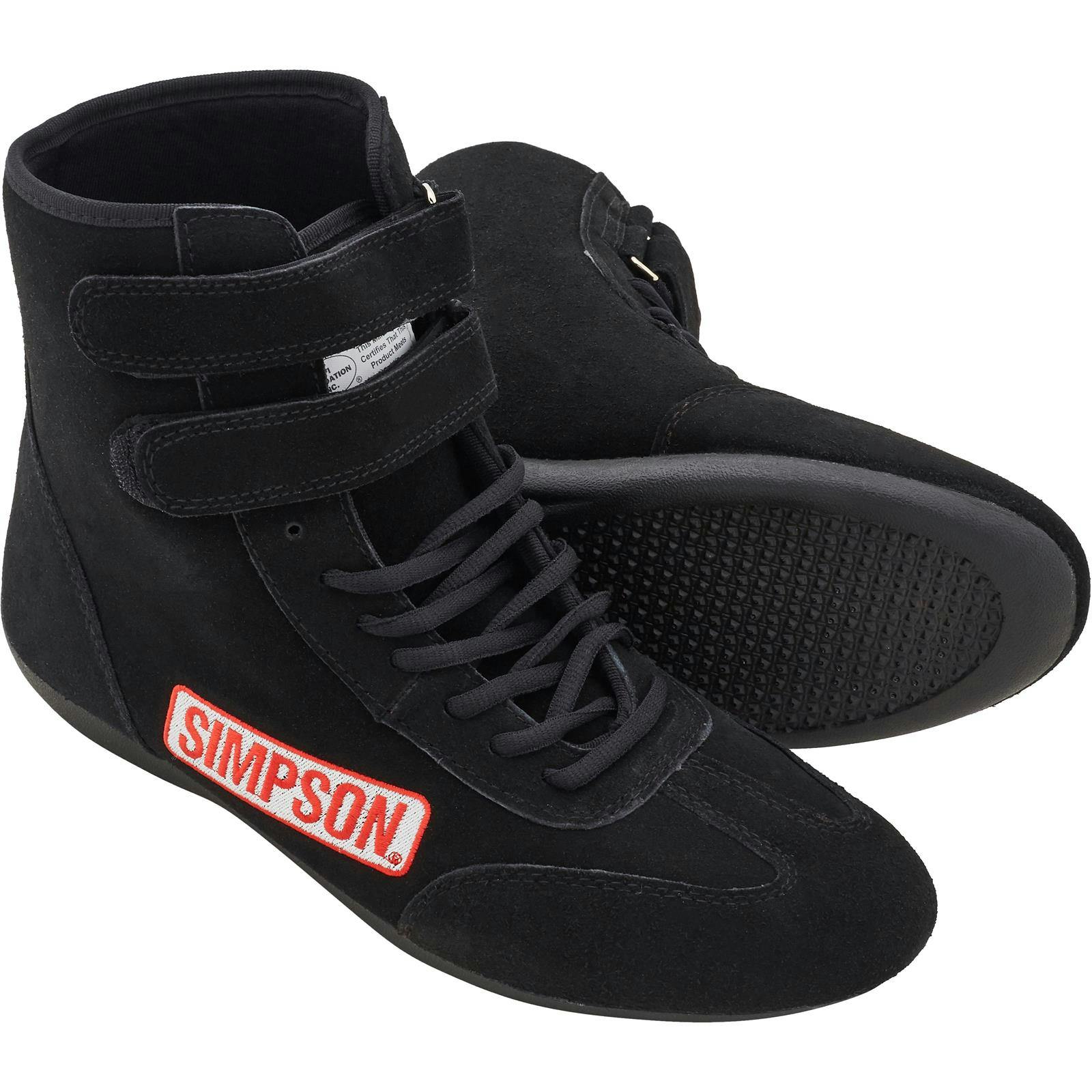 Simpson Suede Leather Hightop Racing Shoes