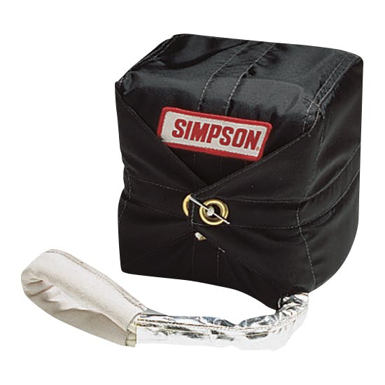 Simpson 42038BK 8 Foot Outlaw Sky Jacker Drag Racing Chute, Black