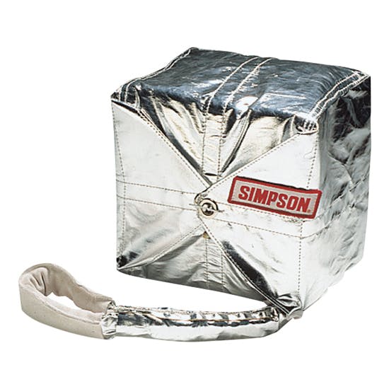 Simpson 42060BK 12 Foot Crossform Drag Racing Chute, Black