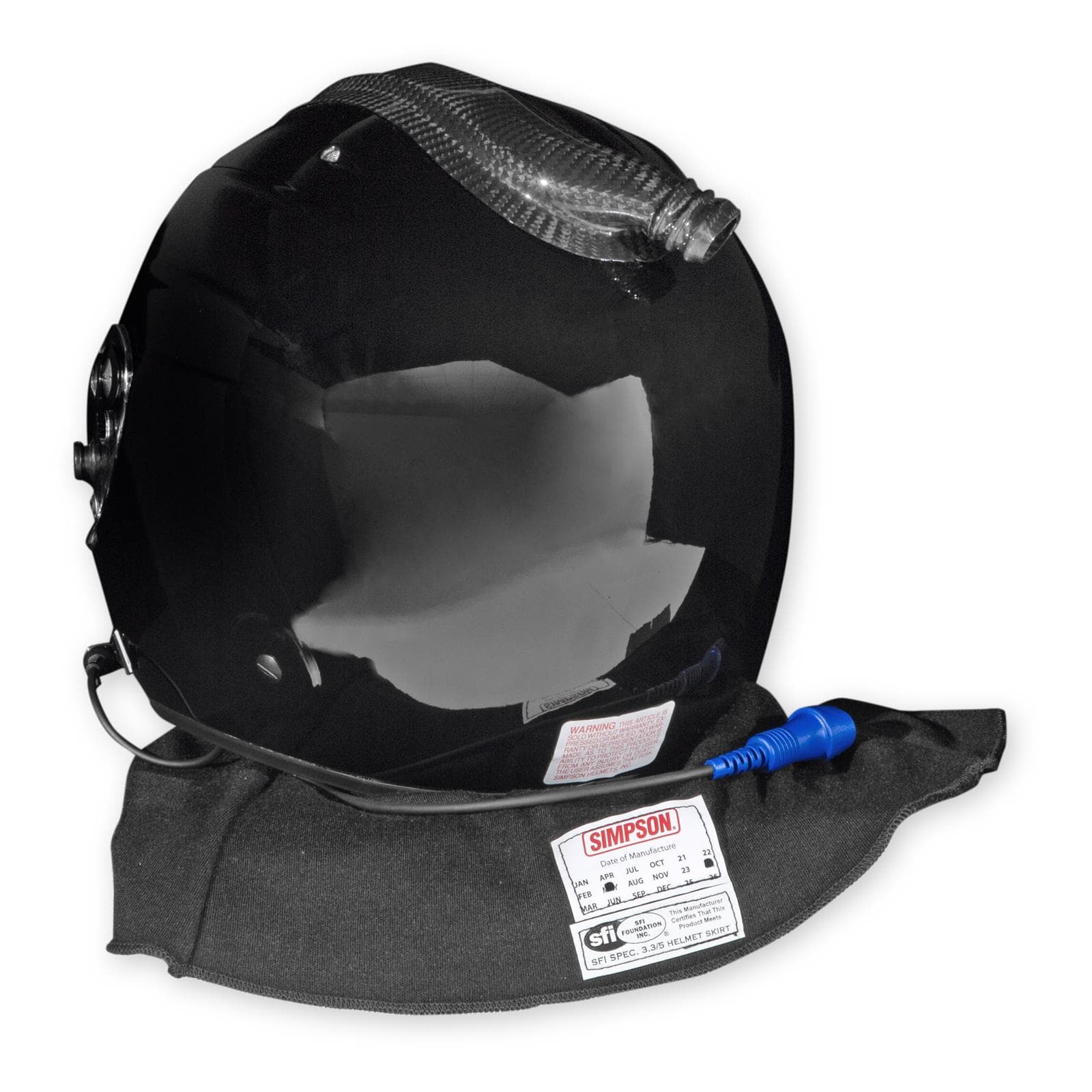 Simpson Safety 7890052 Desert Devil 3.0 2020 XXL Black