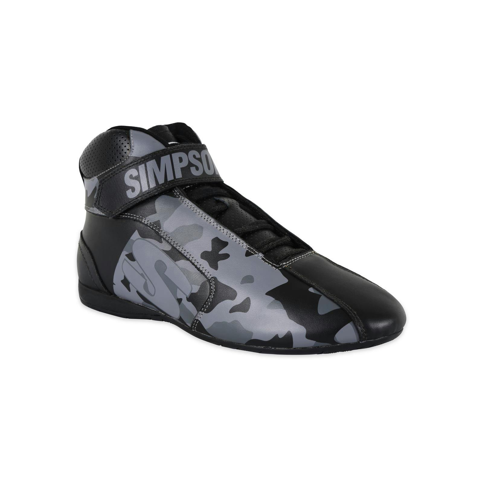 Simpson Blackout DNA X2 Racing Shoe, SFI 3.3/5, Size 4 - 16.5