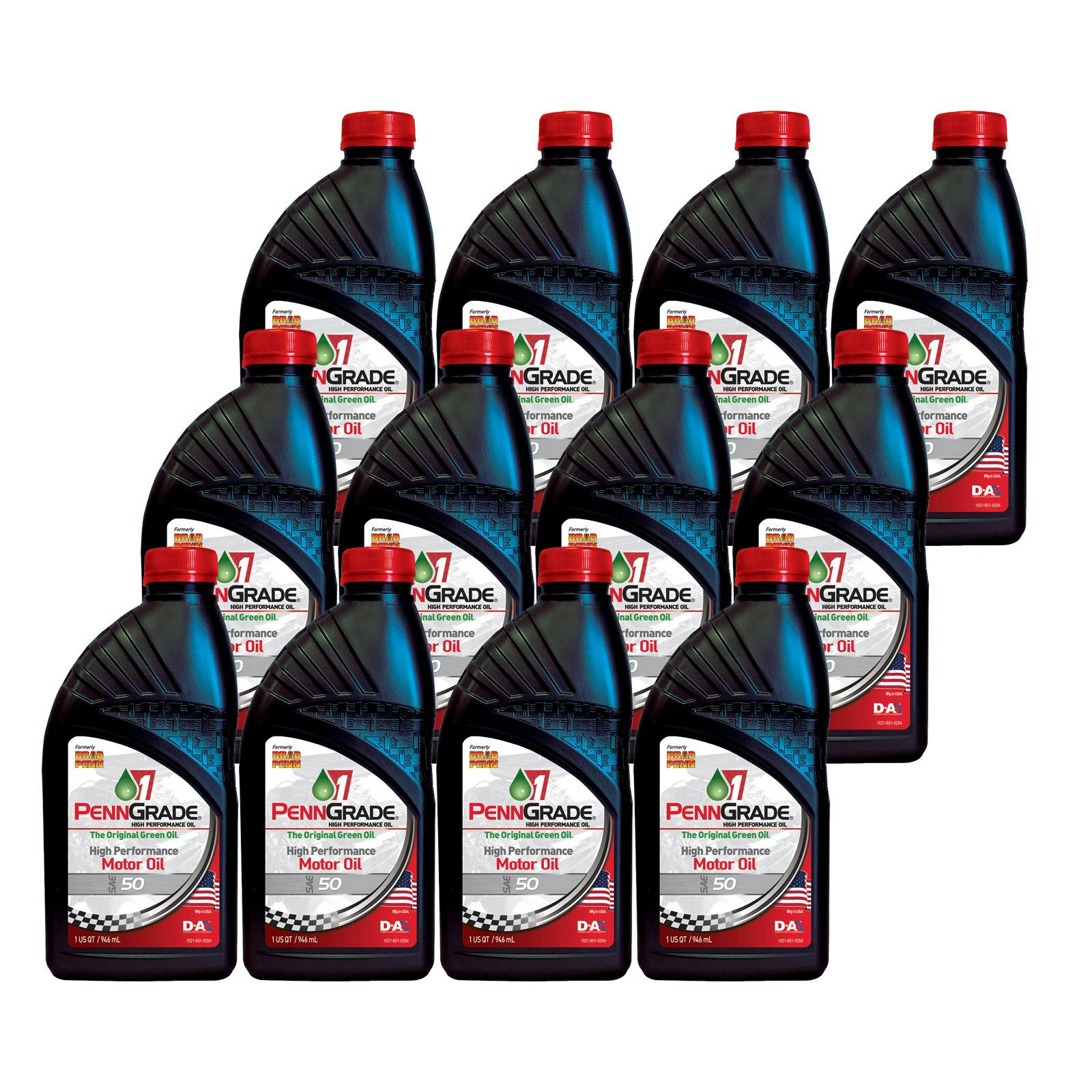 Penn Grade 1 71156 SAE 50W Syn Blend Perf Engine Oil, 12 Qt.