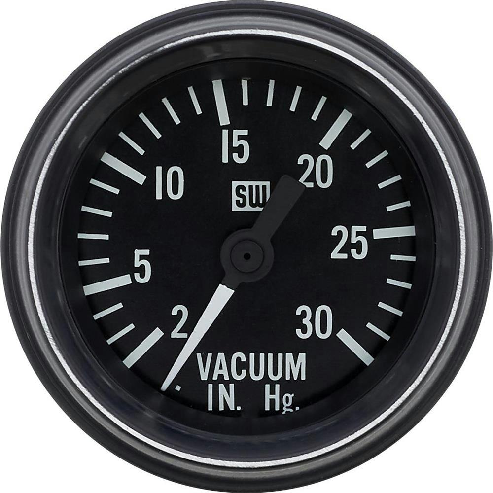 Stewart Warner 284AH Heavy Duty Vacuum Gauge, Mechanical, 2-1/16 Inch