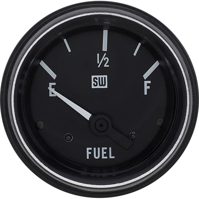 Stewart Warner 284M Heavy Duty Fuel Level Gauge, Electric, 2-1/16 Inch