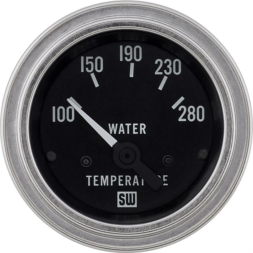 Stewart Warner 82307 2-1/16 Inch Deluxe Electric Water Temp Gauge