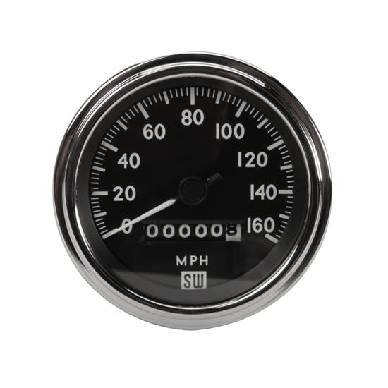 Stewart Warner 550BP-D Deluxe Speedometer, Mechanical, 3-3/8 Inch