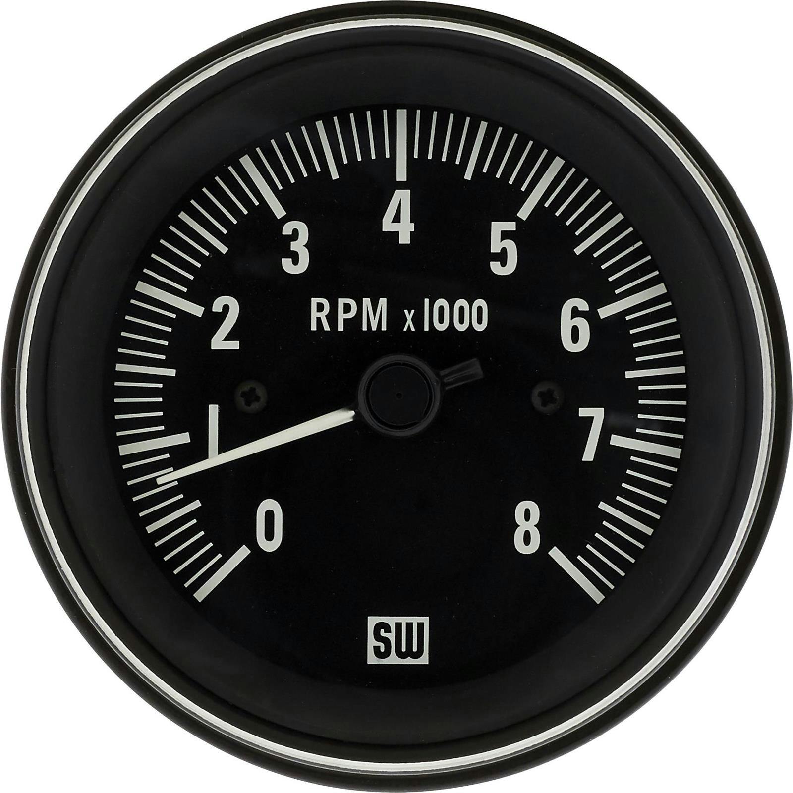 Stewart Warner 82171 Heavy Duty Tachometer, Electric, 3-3/8 Inch