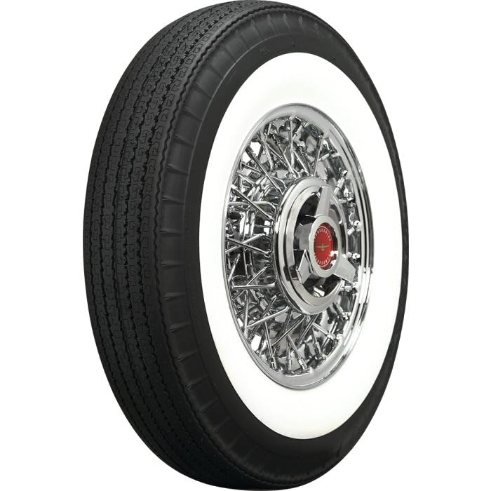 Coker Tire 710R15 American Classic Bias-Look Radial 2.75 WW Tire