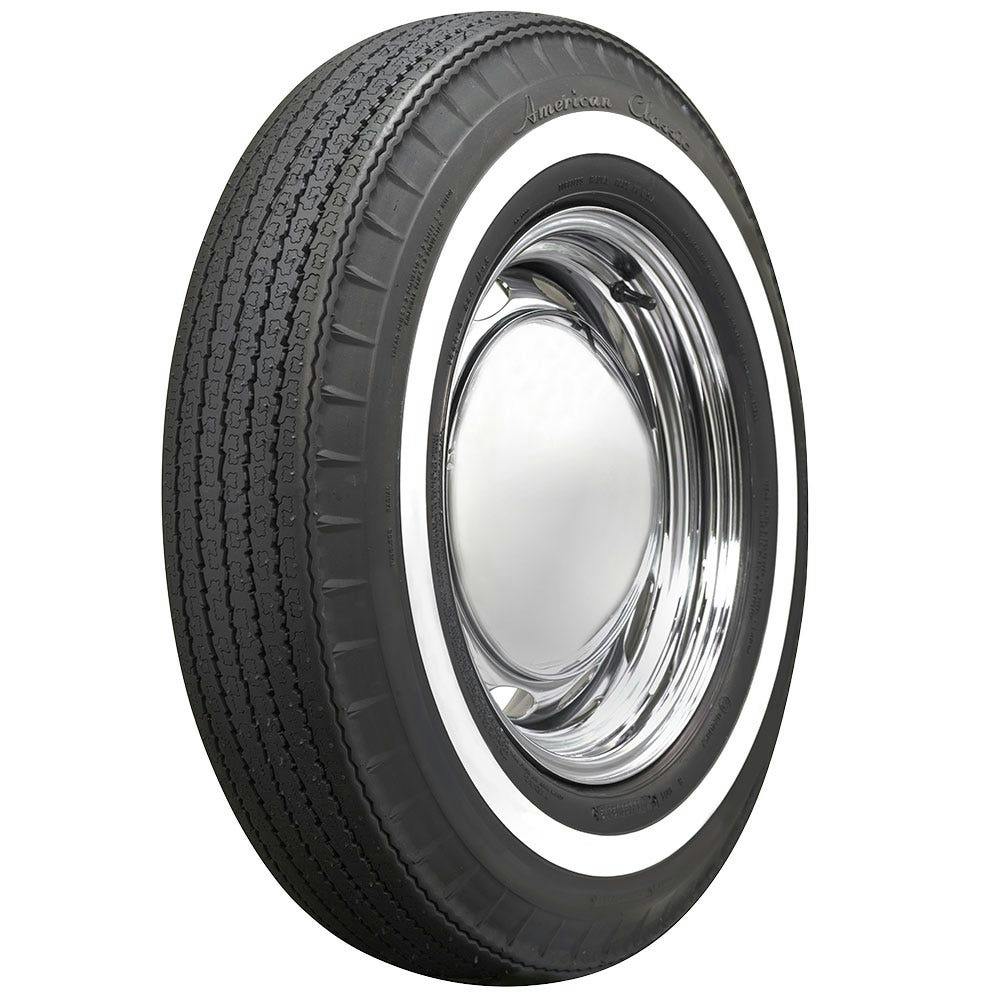 Coker 700318 American Classic Radial, 1 Inch Whitewall, 750R14