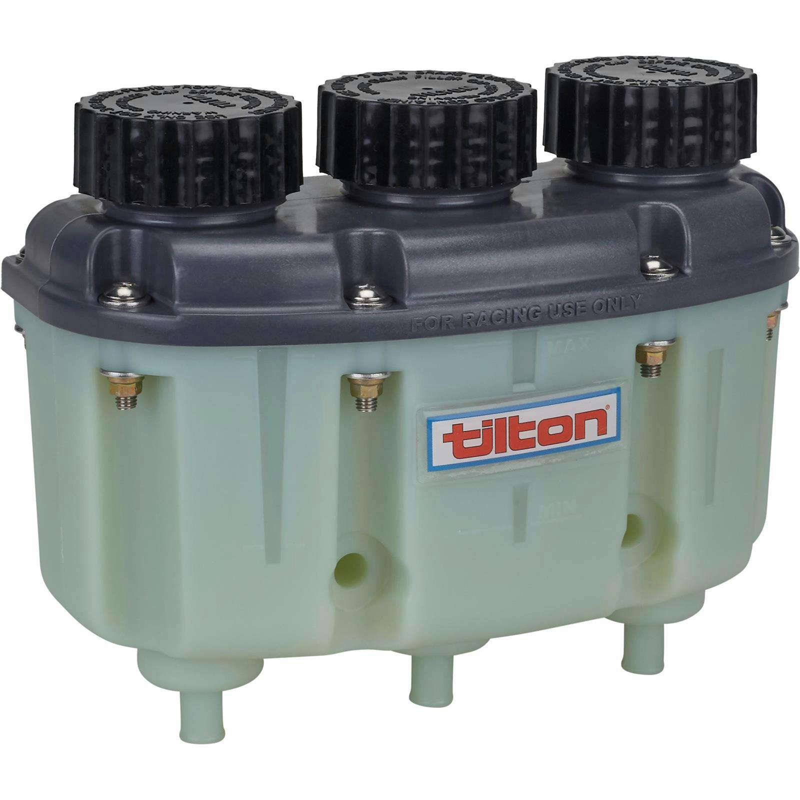 Tilton 72-576 Three Chamber Plastic Reservoir, Push-On