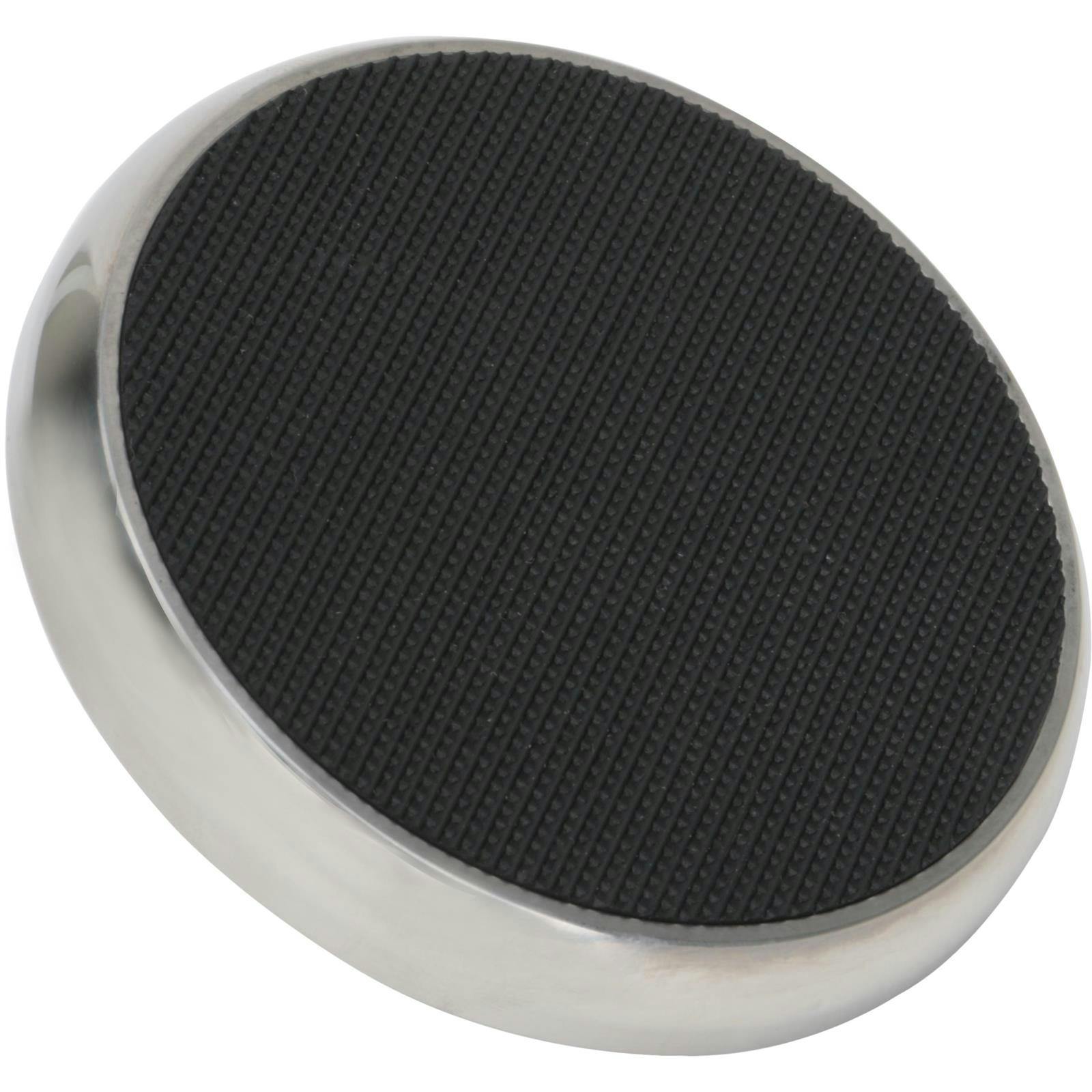 Speedway Brake Pedal Foot Pad, Round, Stainless Steel