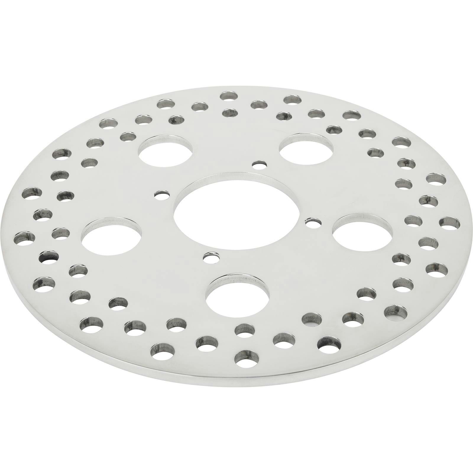 Front Polished Stainless Steel Replacement Brake Rotor, 1/4 x 10 Inch