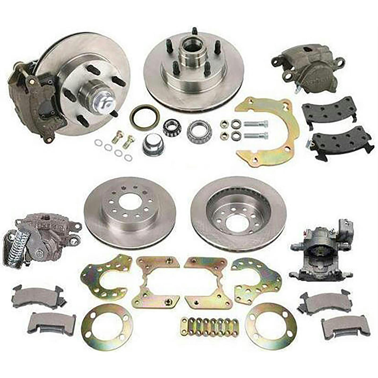 Economy Bolt-On Front/Rear Brake Kit for Chevy Spindle