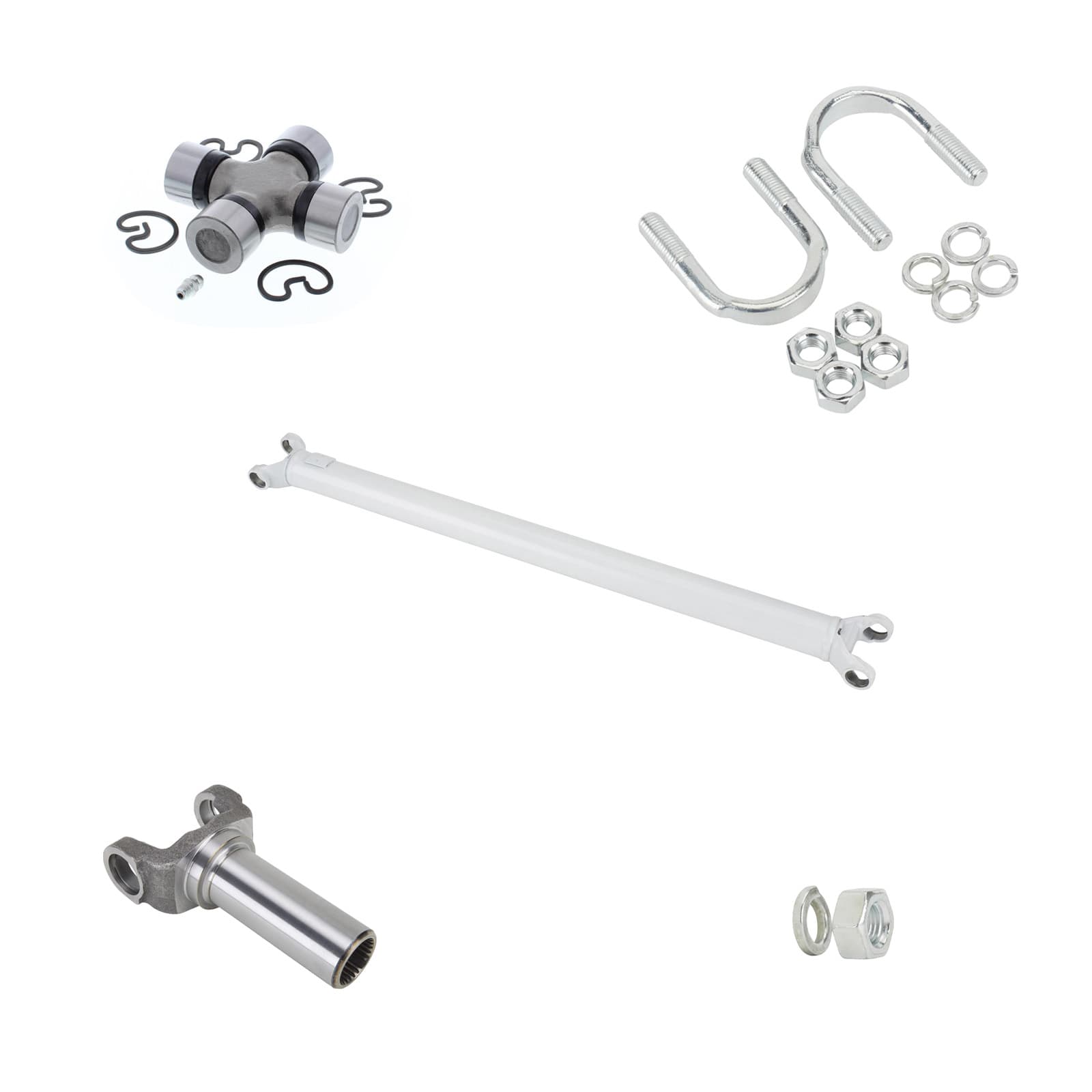 GM TH350 Trans. T-Bucket Drive Shaft Kit, 1310-1330 U-Joints