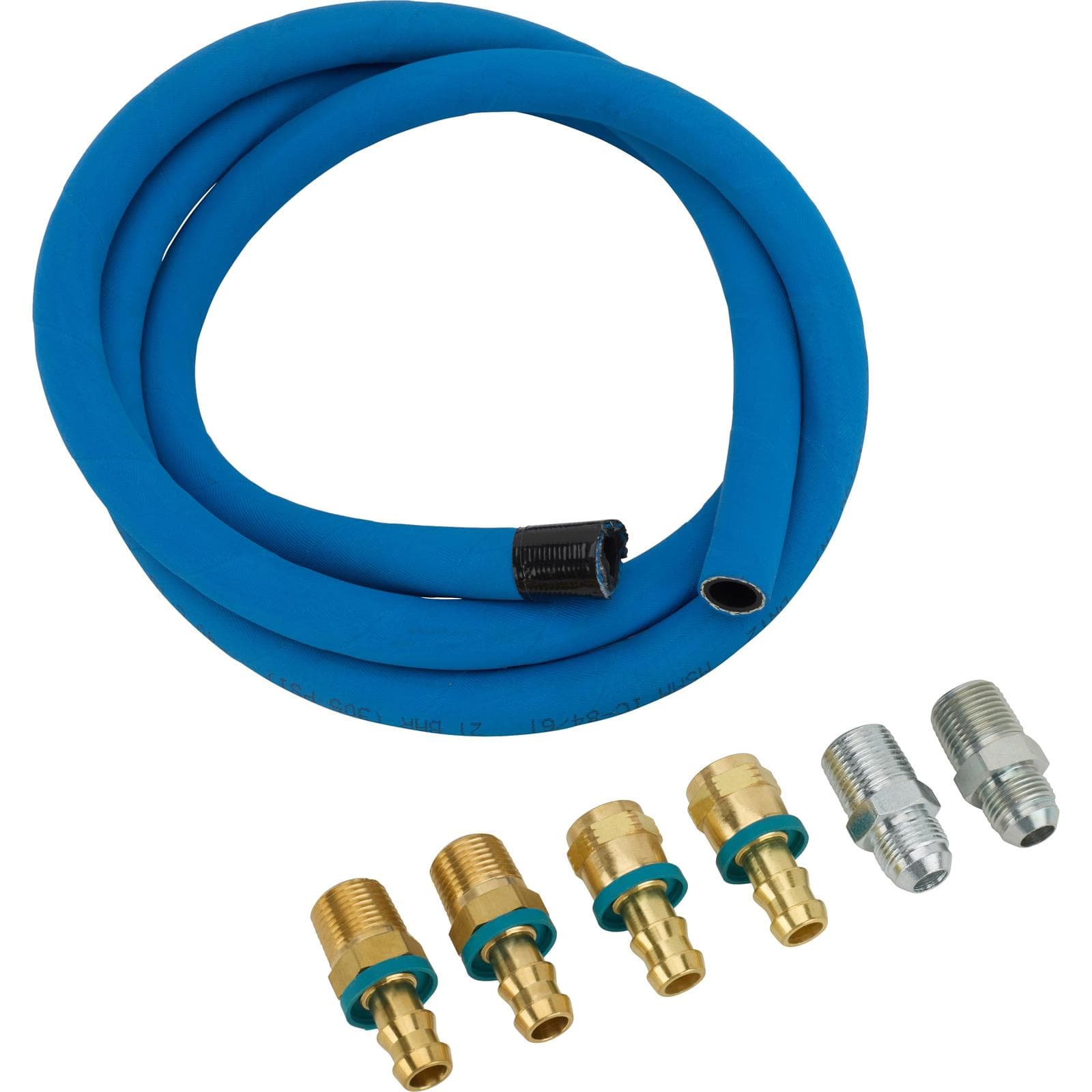 Neoprene Hose and Fitting Kit for Remote Oil Filter, 36 Inch