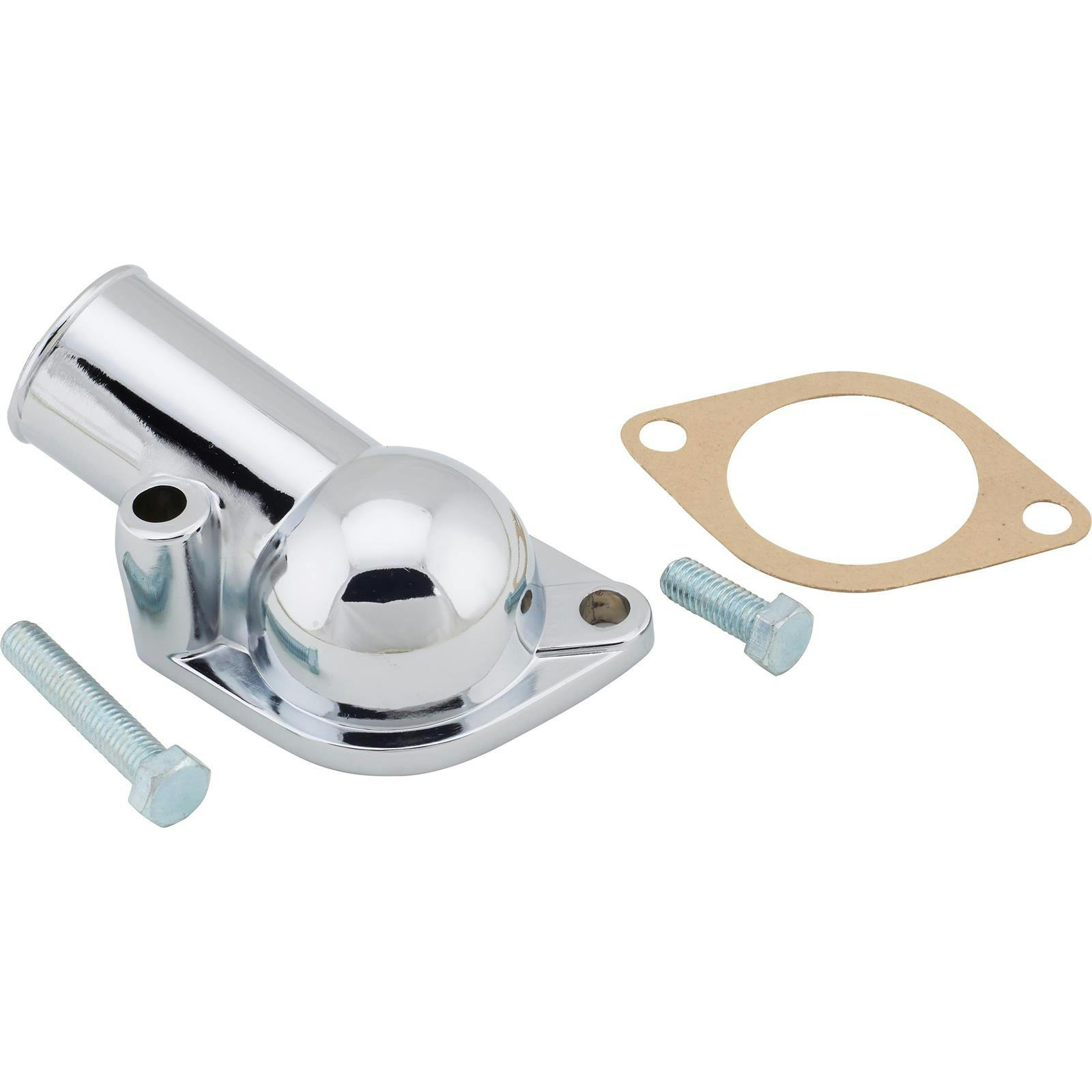 1966-86 Chevy Chrome Water Neck, Gasket-Sealed Style