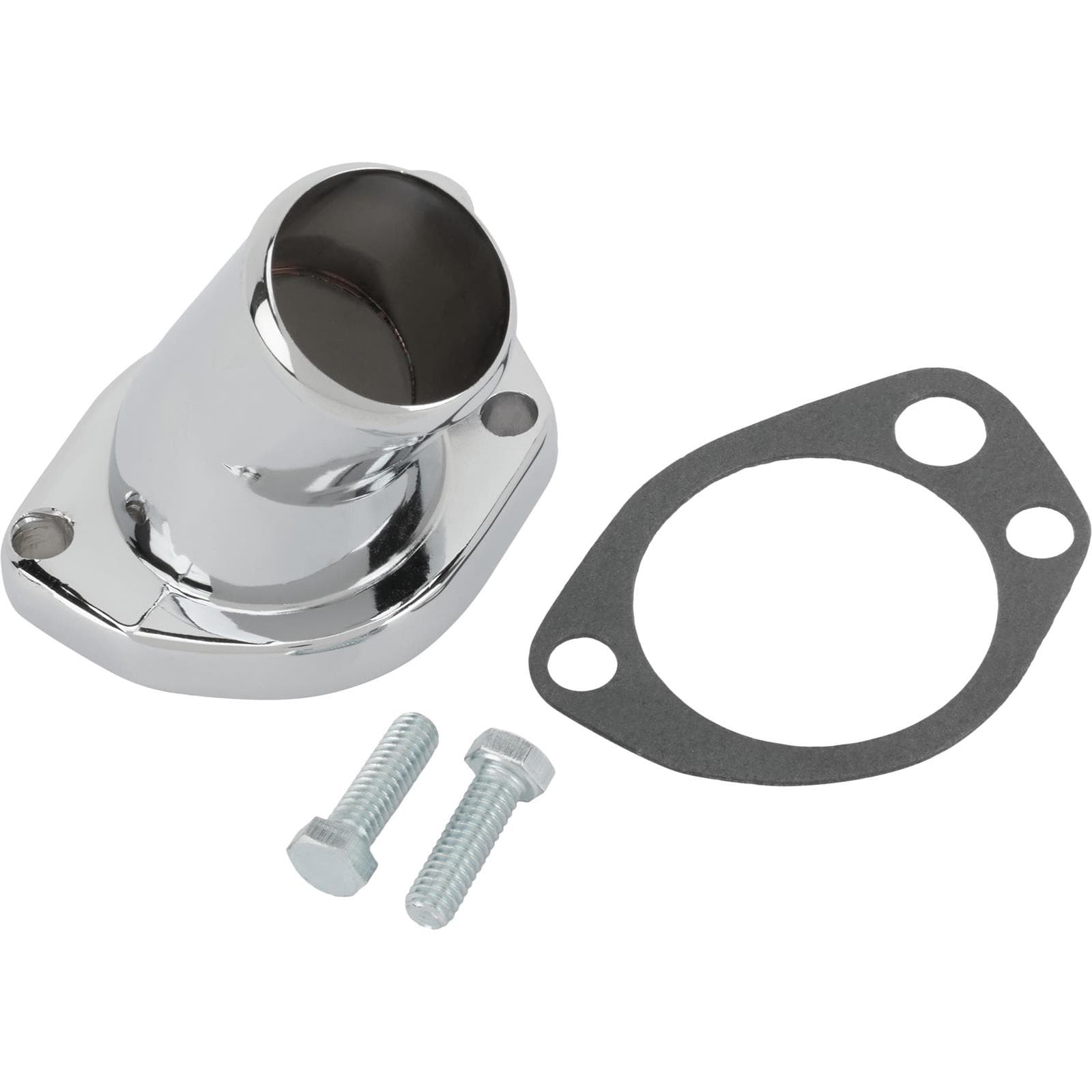 1966-77 Small Block Ford Chrome Water Neck, Gasket-Sealed Style