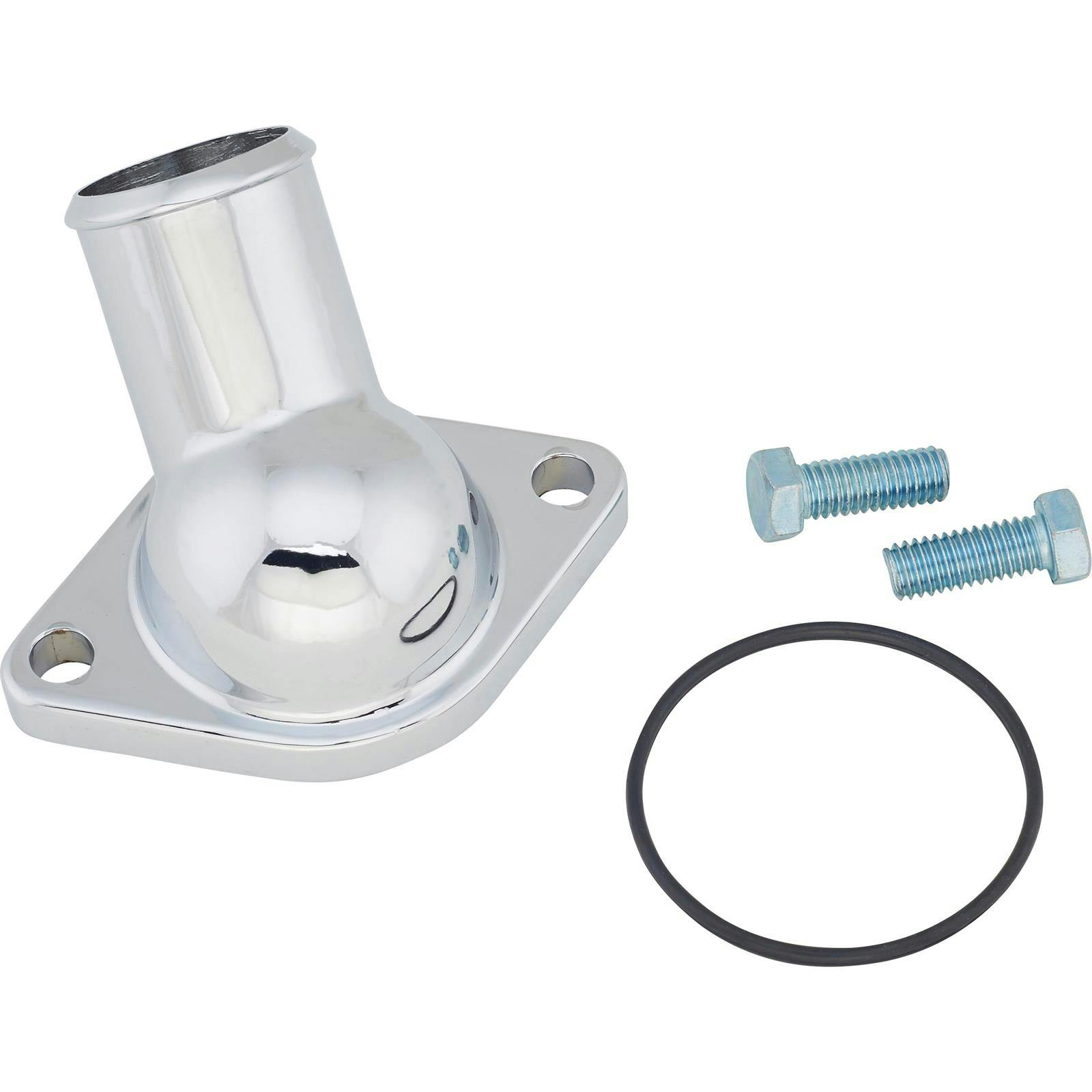 Chrome Water Neck Housing for 1955-65 SB Chevy V8, O-Ring Style