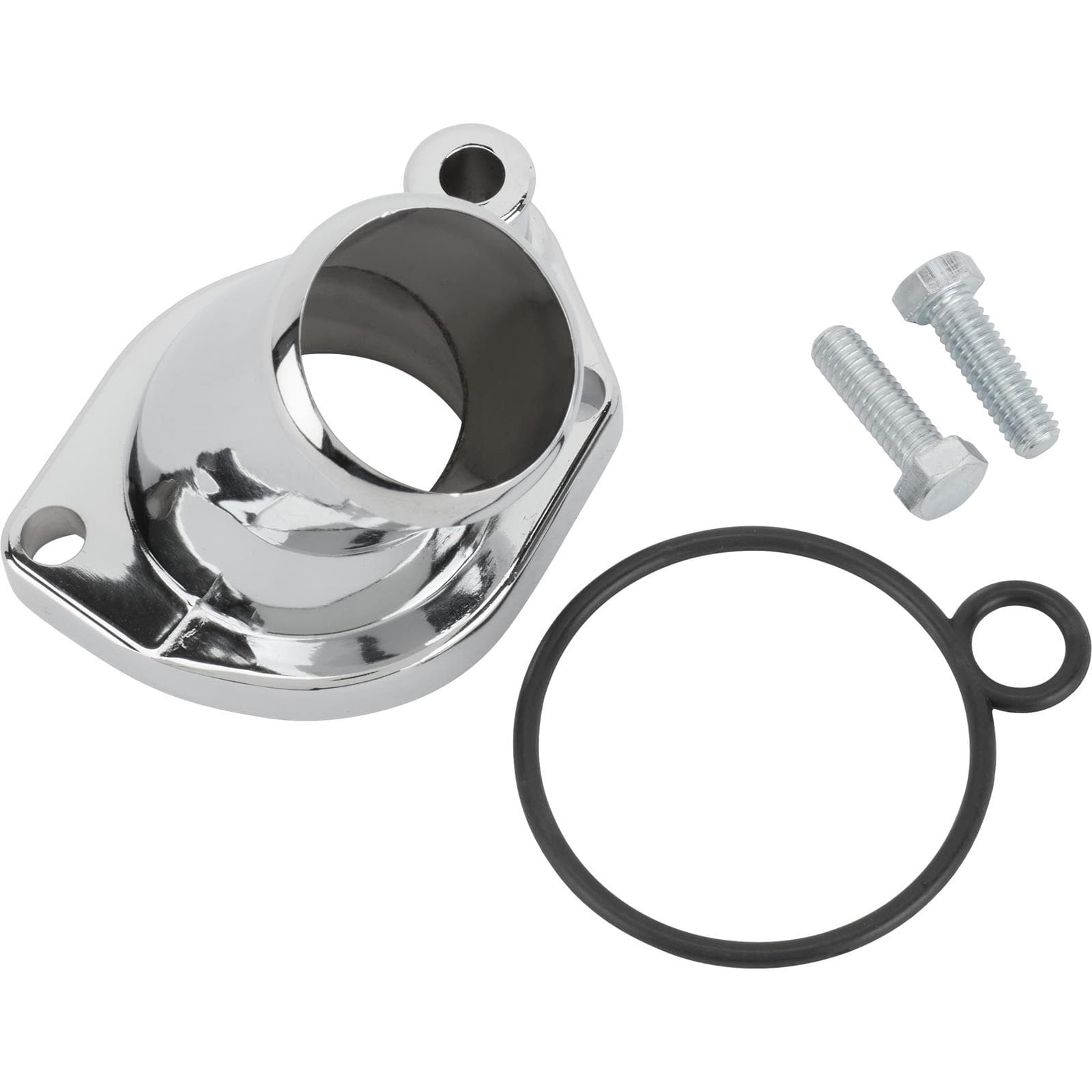 Chrome Water Neck for 289-351W Ford, O-Ring Style