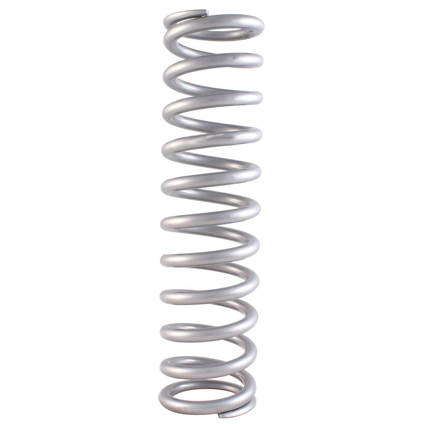 QA1 10S250 Coil Spring, 10 Inch, 250lb Rate, Silver Powdercoated
