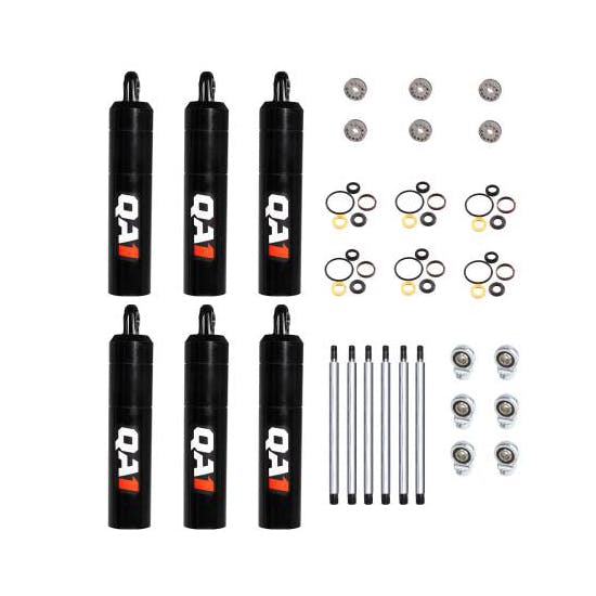 QA1 5Q7-DRY-6PK 5Q Series Shock Set/6, Twin Tube, Dry, 7 In