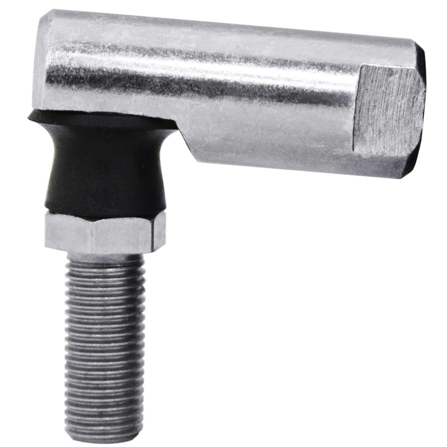 QA1 BJGL6 Grommet-style Ball Joint, Carbon Steel with a 3/8-24 LH Thread