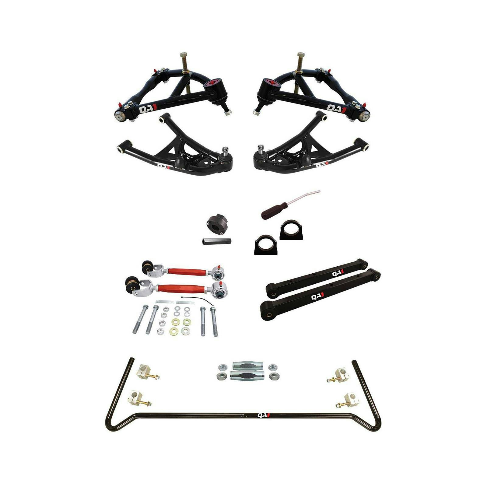 QA1 DK33-GMB5 Drag Kit 2.0, Level 3, 94-96 GM B-Body, W/O Shocks