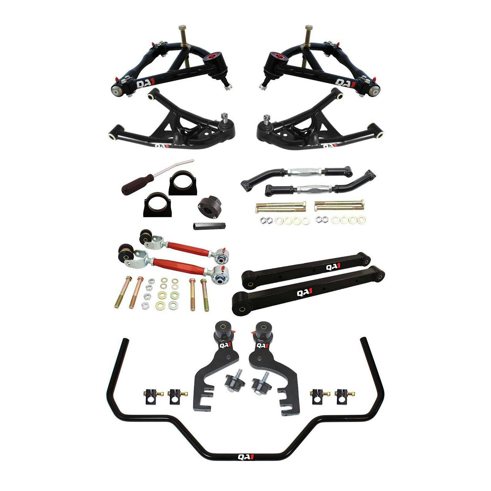 QA1 DK33-GMG2 Drag Kit 2.0, Level 3, 69-72 GM G-Body, W/O Shocks