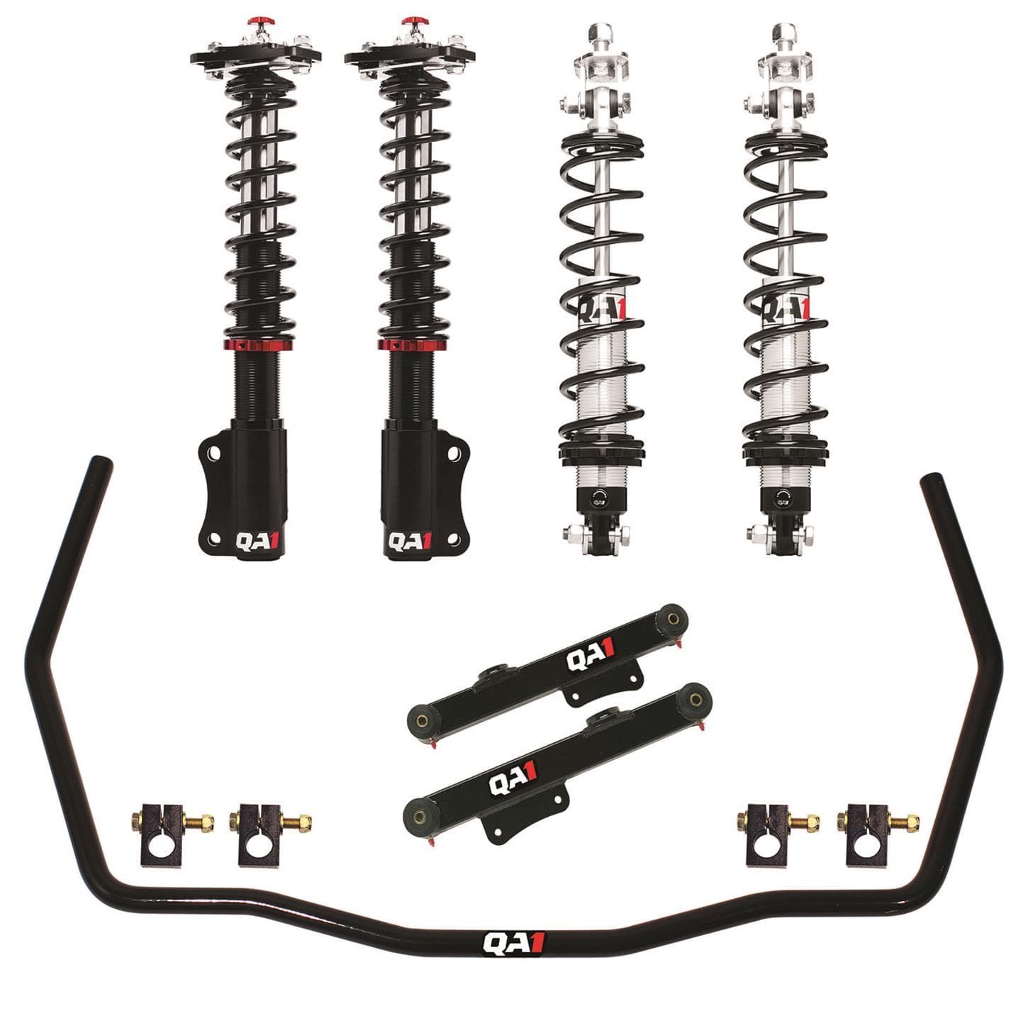 QA1 DK41-FMM2 Lvl 1 Full Vehicle Drag Kit, 87-89 Mustang W/Shocks