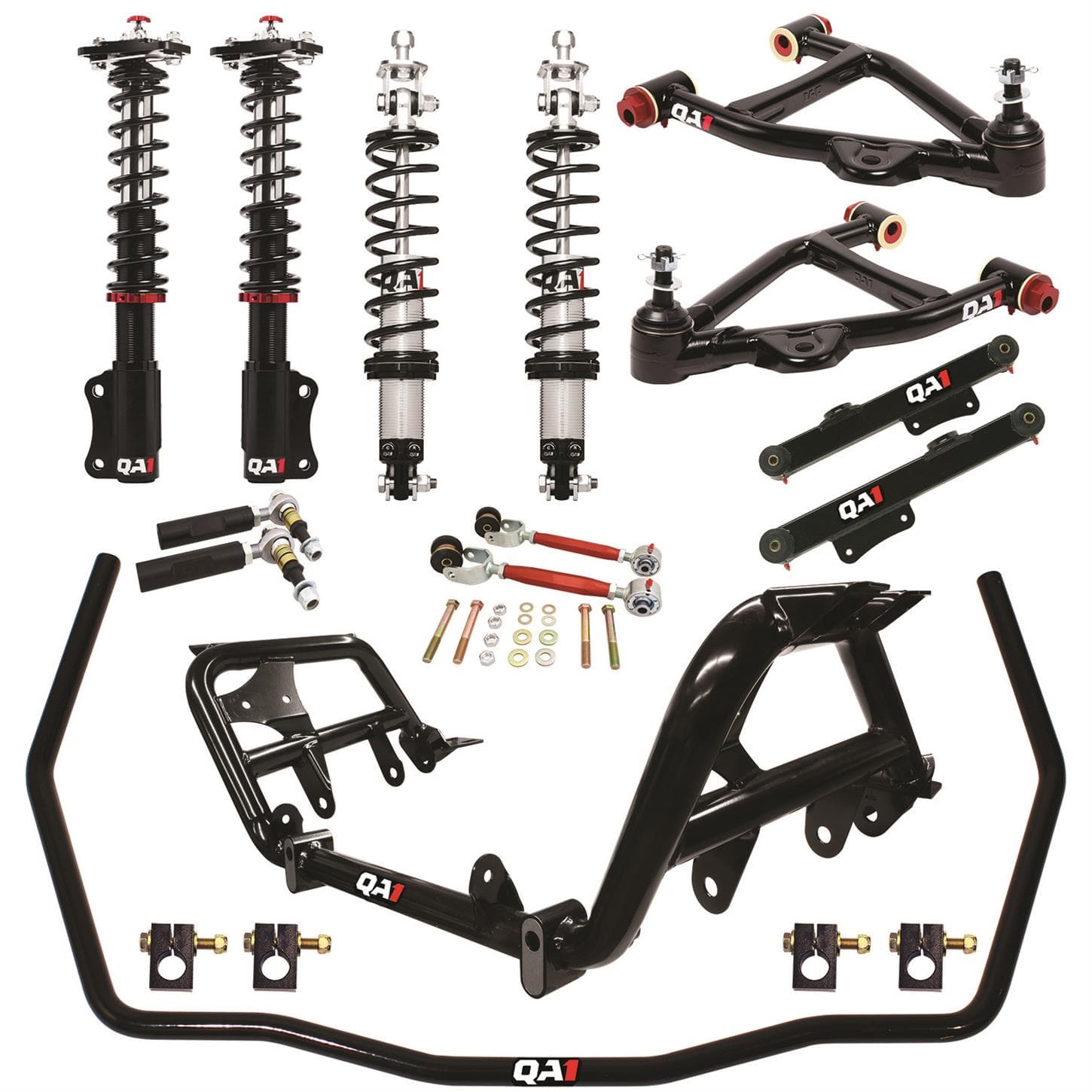 QA1 DK42-FMM2 Lvl 2 Full Vehicle Drag Kit, 87-89 Mustang W/Shocks