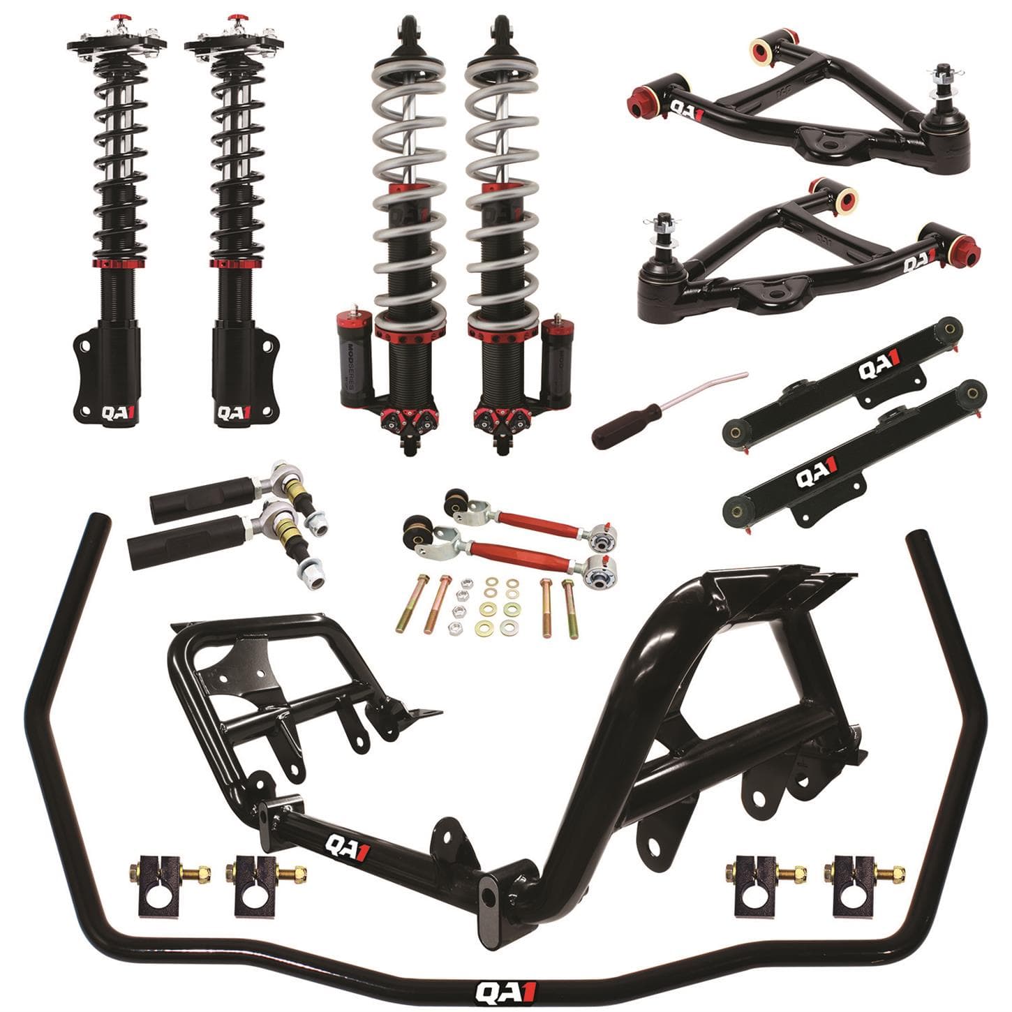 QA1 DK43-FMM3 Lvl 3 Full Vehicle Drag Kit, 90-93 Mustang W/Shocks